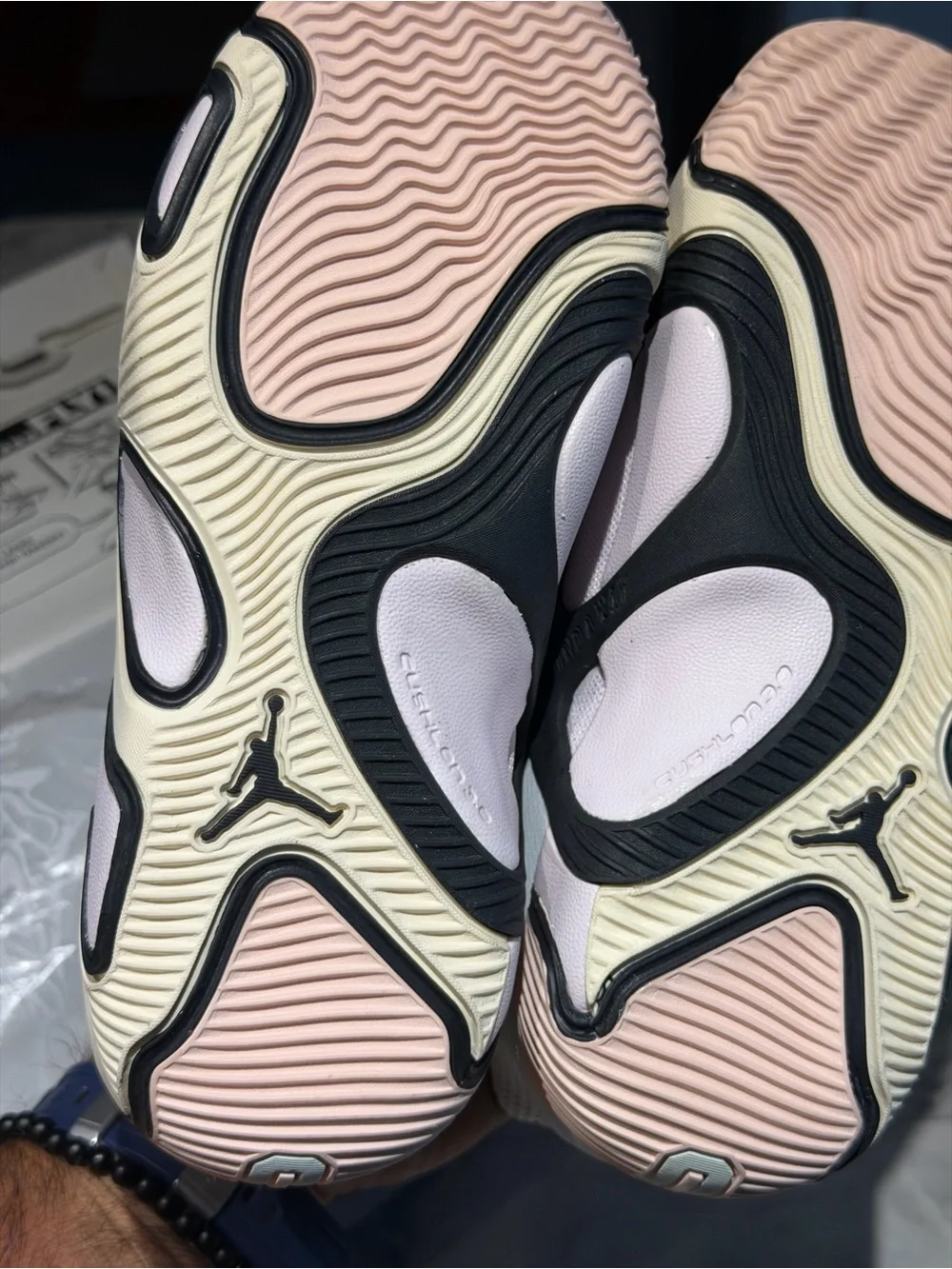 Jordan kids  Pastel Pink, Cream & Mint Sneakers